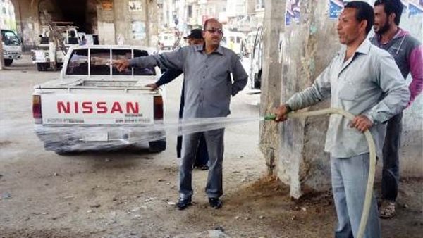 رش شوارع الشرقية