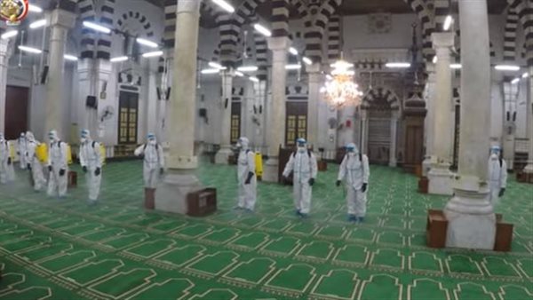 تعقيم المساجد