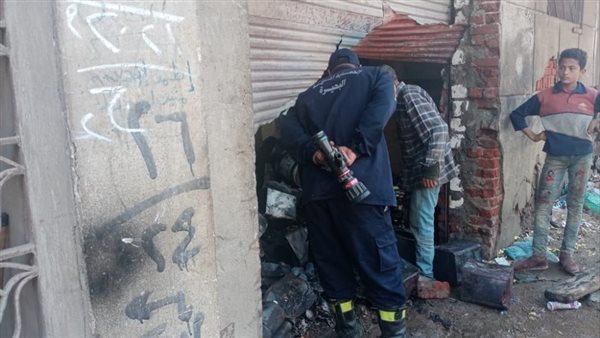 آثار الحريق