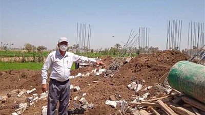 إزالة 3 حالات تعد على الأراضي الزراعية بطهطا في سوهاج    