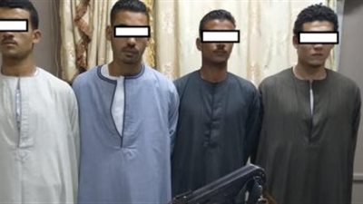 القبض على 4 أشخاص بحوزتهم أسلحة نارية تسببوا في مشاجرة بقنا