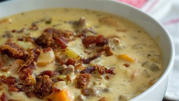 شوربة التشيز برجر