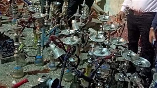 جانب من مصادرة الشيش