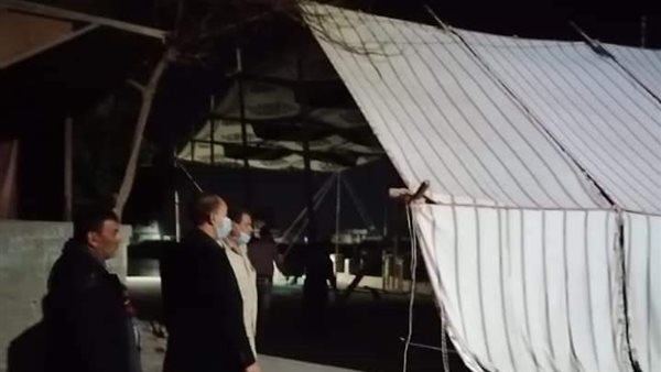 فض سرادق عزاء بدمياط