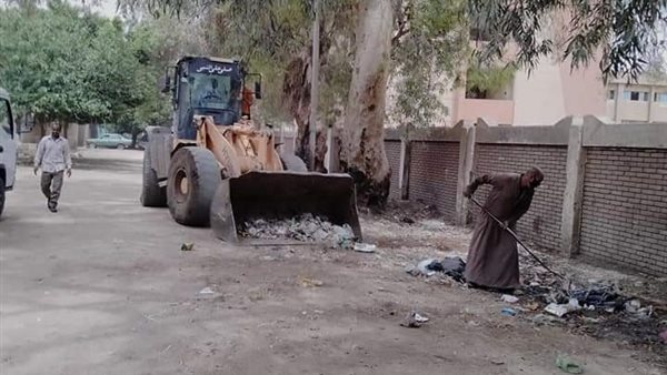 رفع قمامة من المنيا