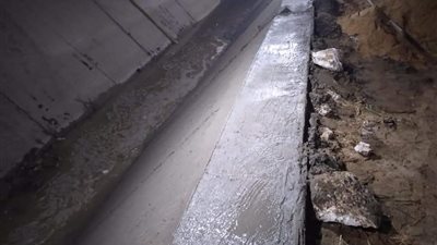 ري المنيا: تبطين 966 مترًا من أعمال تأهيل الترع