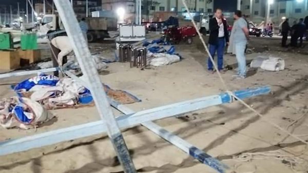 فض سرادق عزاء بدمياط