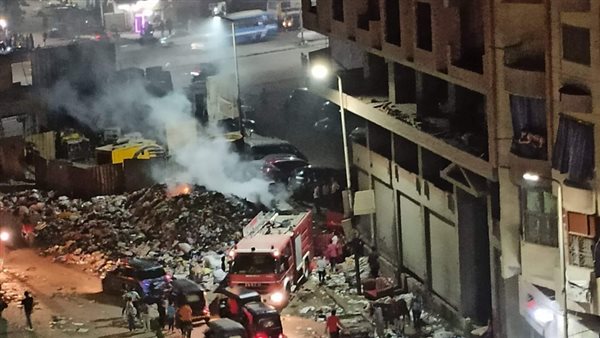 جانب من الحريق 