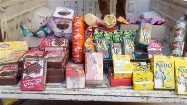 ضبط سلع غذائية منتهية