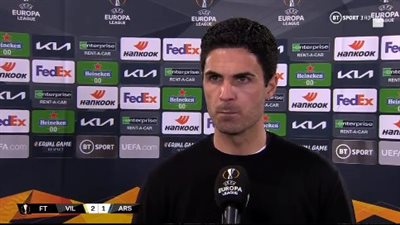 ميكيل أرتيتا: لم نكن نريد أن نأتي إلى هنا ونخسر