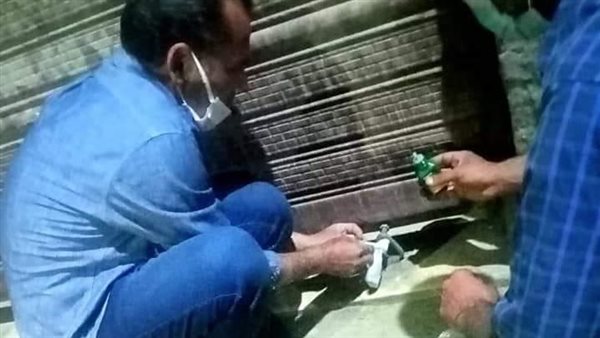 جانب من غلق المحال