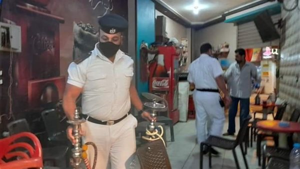 مصادرة الشيش بمقاهي
