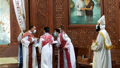 كنيسة الشهيد مارجرجس بالفيوم تحتفل بعيد القيامة المجيد (صور وفيديو)