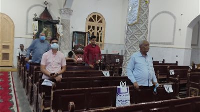 كنائس الأقصر تحتفل بعيد القيامة بمشاركة محدودة بسبب كورونا (صور)