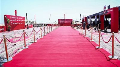 محافظ الجيزة يصل إلى ستاد الأهلي الجديد لوضع حجر الأساس