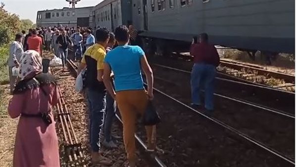 ركاب قطار المنصورة