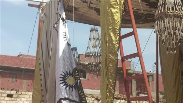 فض سرادق عزاء بالبحيرة