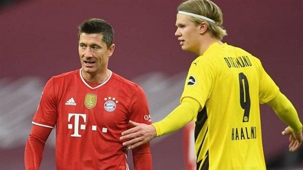 ليفاندوفسكي وهالاند