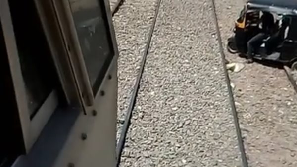 توقف قطار بسبب توك