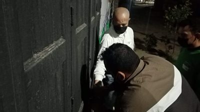 غلق وتشميع مقهى وجراج ومصادرة شيش في حملة برأس البر