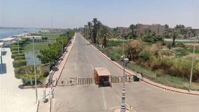 غلق الحدائق والكورنيش بقنا لمنع تجمعات المواطنين خلال شم النسيم