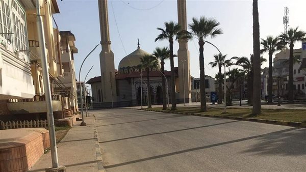 شوارع رأس البر خالية