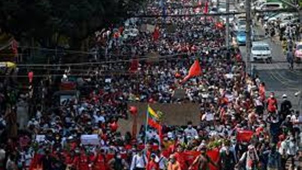 مظاهرات في ميانمار