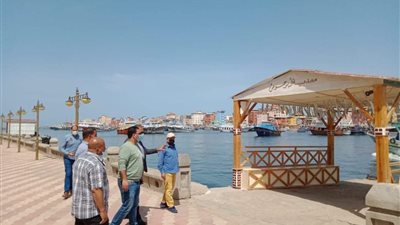 حملات لمتابعة غلق المعديات النيلية برأس البر (صور)