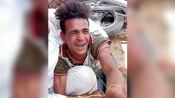 المتهم بعد ضبطه من