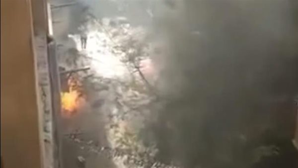 جانب من الحريق 