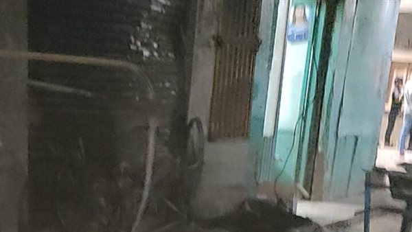 جانب من الحريق 