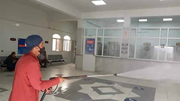 تطهير مستشفيات بالإسكندرية