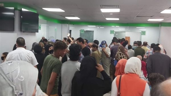 زحام داخل مكاتب بريد،المنيا