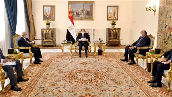 جانب من استقبال الرئيس