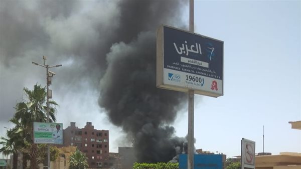 اندلاع الحريق بالمستشفى