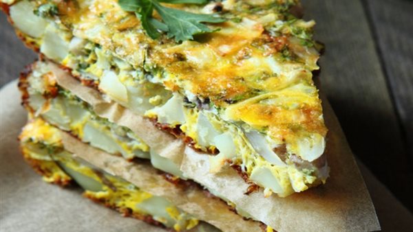   أومليت بالبطاطس