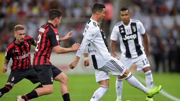 مباراة ميلان ويوفنتوس