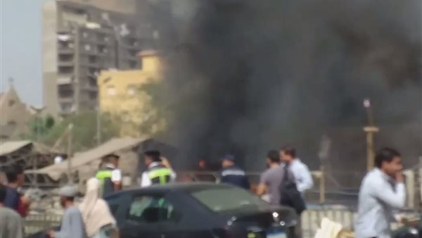 حريق أكشاك موقف أحمد