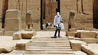 محافظ أسوان: حملات مستمرة لتعقيم المعابد والمناطق الأثرية 
