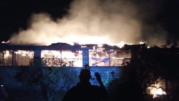 حريق بمزرعة دواجن