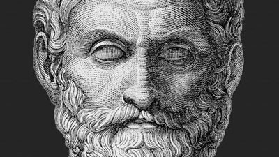 طاليس الملطي فيلسوف يوناني تأثر بالحضارة المصرية القديمة