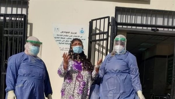 لحظة خروج المتعافين