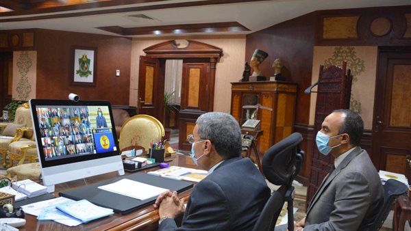 مشاركة محافظ المنيا