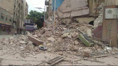 النيابة تطلب ملف عقار الجمرك المنهار في الإسكندرية