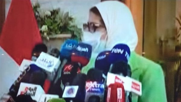 هالة زايد وزيرة الصحة