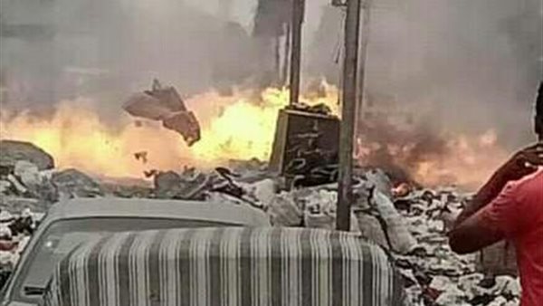 حريق بشبرا الخيمة