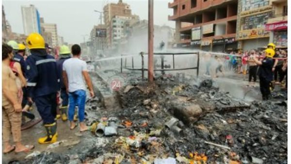 صورة من الحريق