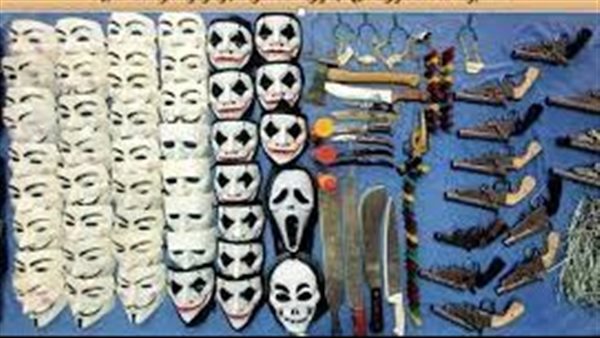 المضبوطات التي عثر