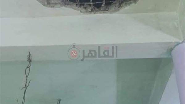 انهيار سقف مسجد آل