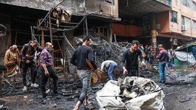 إحالة المتهم بحرق محلات سوق التوفيقية للجنايات 